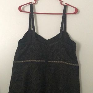 Gold and Black Dress